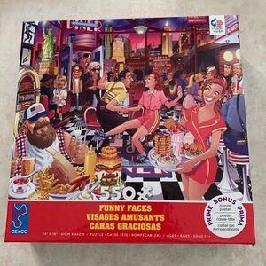 Ceaco Funny Faces 550 Piece Puzzle NIB